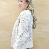 Crochet Cardigan - Sand