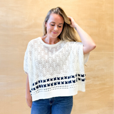 Secret Simple Tie Crochet Sweater