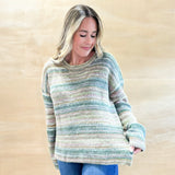 Misty Meadows Sweater - Green Multi