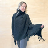 Riley Poncho - Black