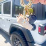 Tiny Tumbler Keychain - Oat