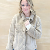 Teddy Khaki Jacket