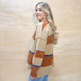 Seeing Stripes Sweater - Mocha/Brick