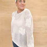 Secret Flower Sweater - Natural