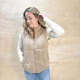 Love Found Vest - Mocha