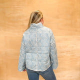 Fresh Out Floral Jacket - Blue