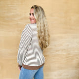 Free Sea Stripe Pullover - Ecru