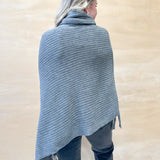 Riley Poncho - Grey