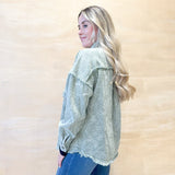 Elias Denim Jacket - Sage