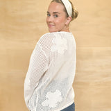 Secret Flower Sweater - Natural