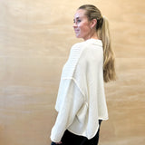 Button Down Cardigan - Cream