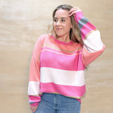 Belong To Me Sweater - Fuchsia