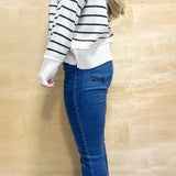 Crop Flare Denim Pant