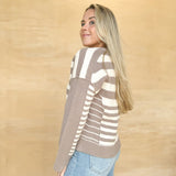 Knitted Deal Cardigan - Mocha