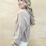 Mocha Long Sleeve Top