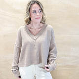 Mocha Long Sleeve Top