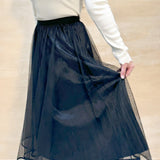 Poets Department Tule Midi Skirt