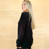 Lexington Knit V-Neck Sweater - Black