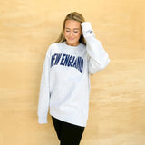 New England Crewneck Sweatshirt - Grey