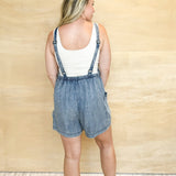 Acid Wash Romper - Denim