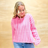 Bubble Pink Pop Sweater