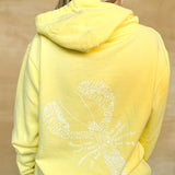 Lobster Hoodie - Yellow