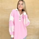 Pink Paradise Pullover Top