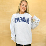 New England Crewneck Sweatshirt - Grey