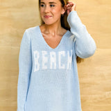 Beach Sweater - Light Blue