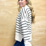 Stripe Sweater - Oatmeal