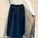 Poets Department Tule Midi Skirt