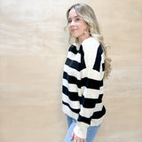 Black Stripe Sweater