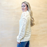 Cream Coast Knit Sweater