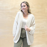 Sand Brushed Cardigan