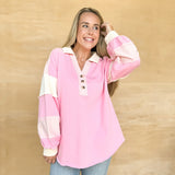 Pink Paradise Pullover Top