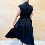 Winnie Midi Dress - Black