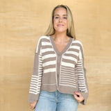 Knitted Deal Cardigan - Mocha