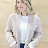 Chunky Blush Cardigan