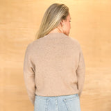 Ace Knit Sweater Top - Oatmeal