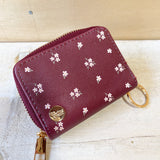 Zip Around Wallet - Posies Plum