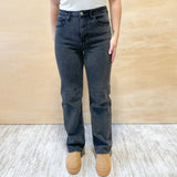 Cotton Denim Pant - Black