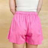 Floral Eyelet Shorts