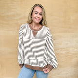 Free Sea Stripe Pullover - Ecru