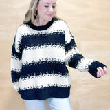 Eli Black Knit Sweater