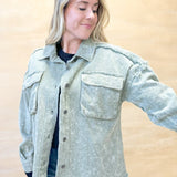 Elias Denim Jacket - Sage