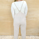 Ave Cable Knit Jumpsuit - Oatmeal