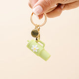 Tiny Green Tumbler Keychain