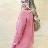 Crushing Coral Sweater Top