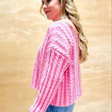 Bubble Pink Pop Sweater