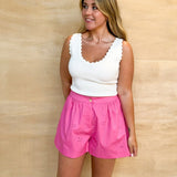 Floral Eyelet Shorts